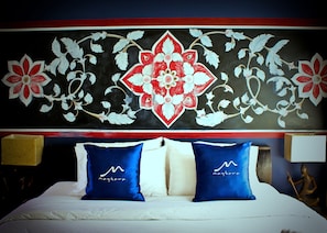Deluxe Room, Balcony | Free minibar items, in-room safe, desk, blackout drapes