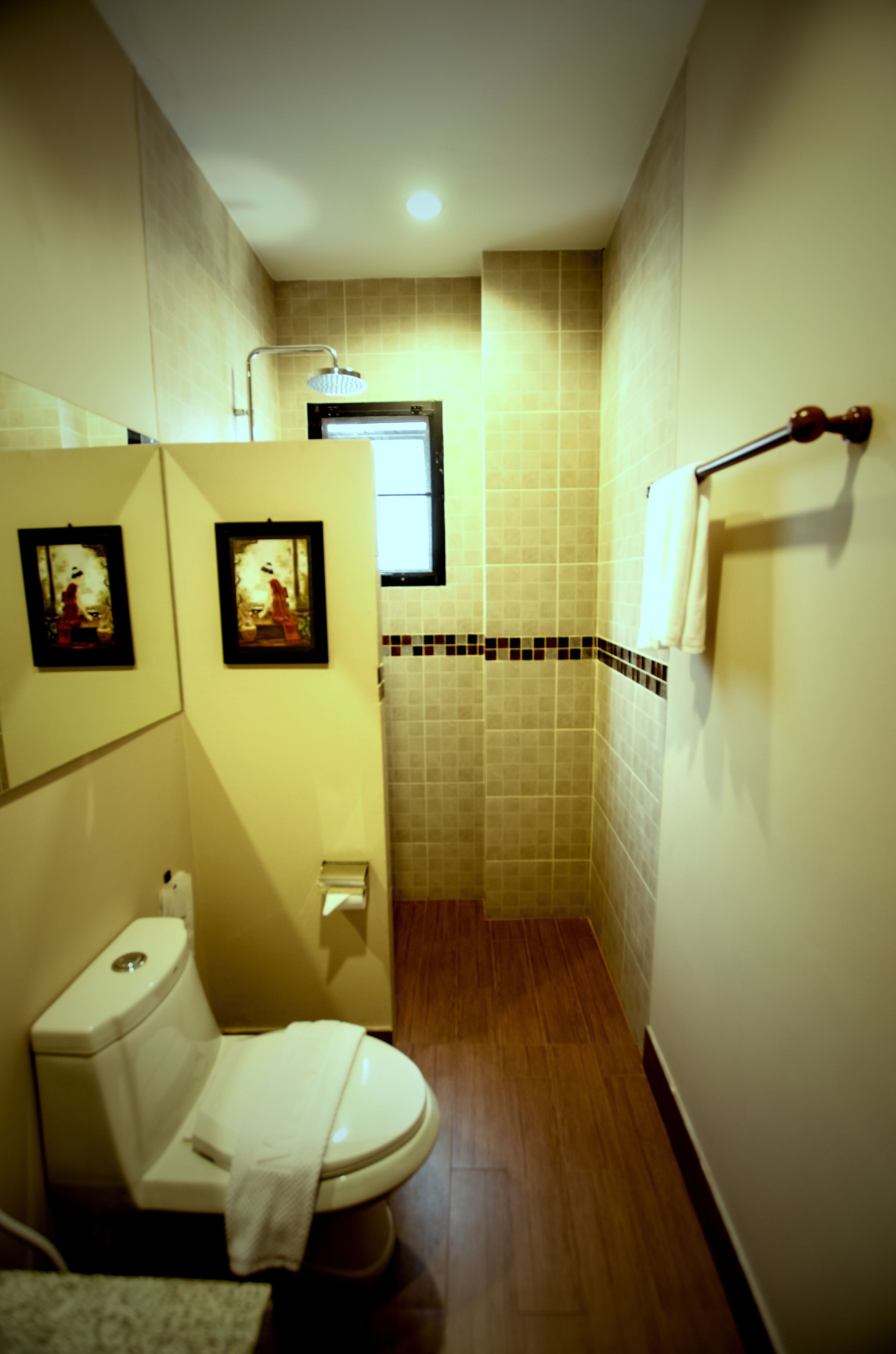 deluxe room, balcony | bathroom | shower, rainfall showerhead, free toiletries, hair dryer