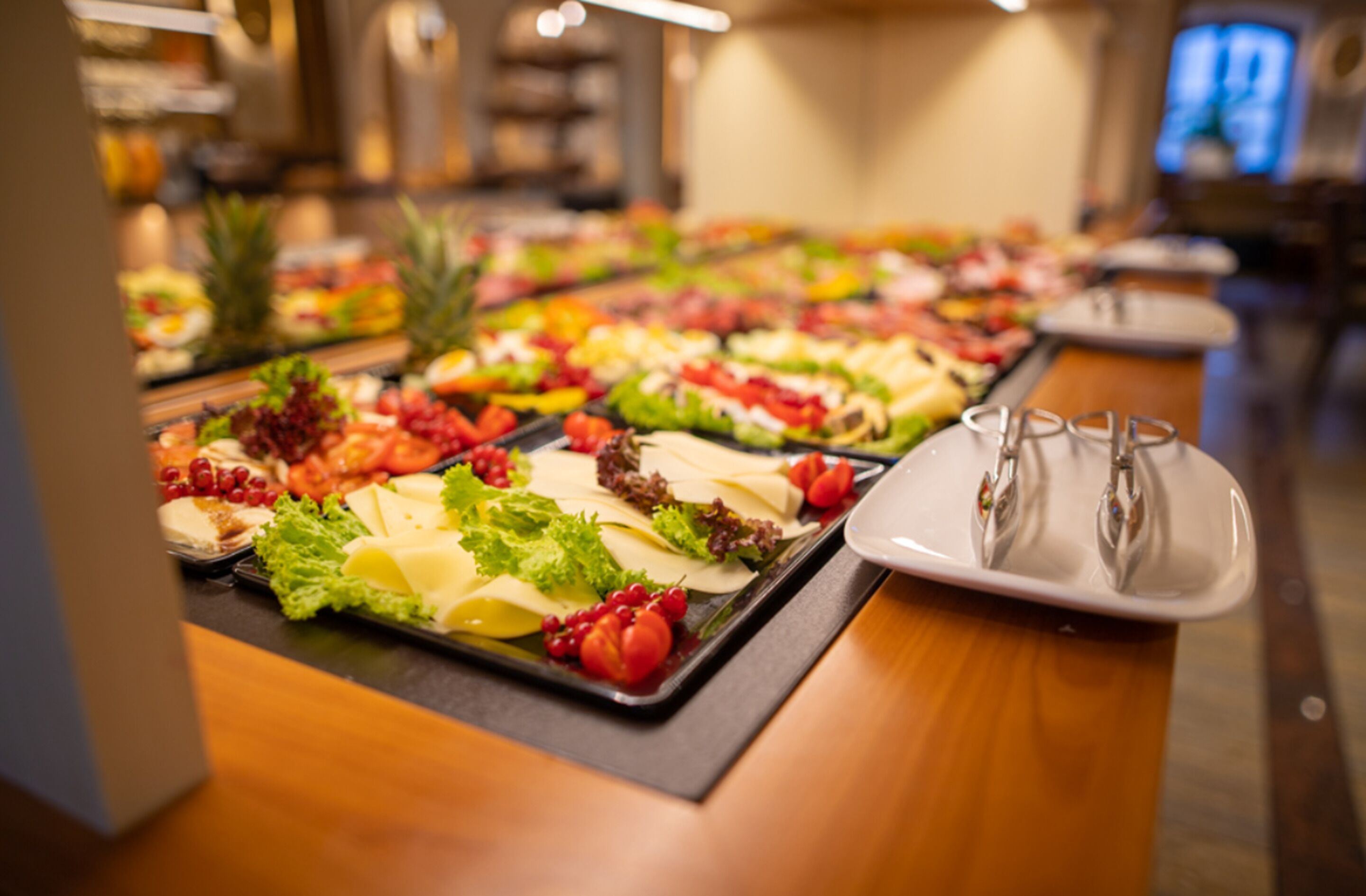 Daily buffet breakfast (EUR 12.50 per person)