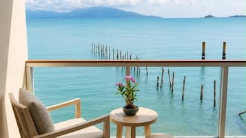 Deluxe Double Room, Sea View | Terrace/patio