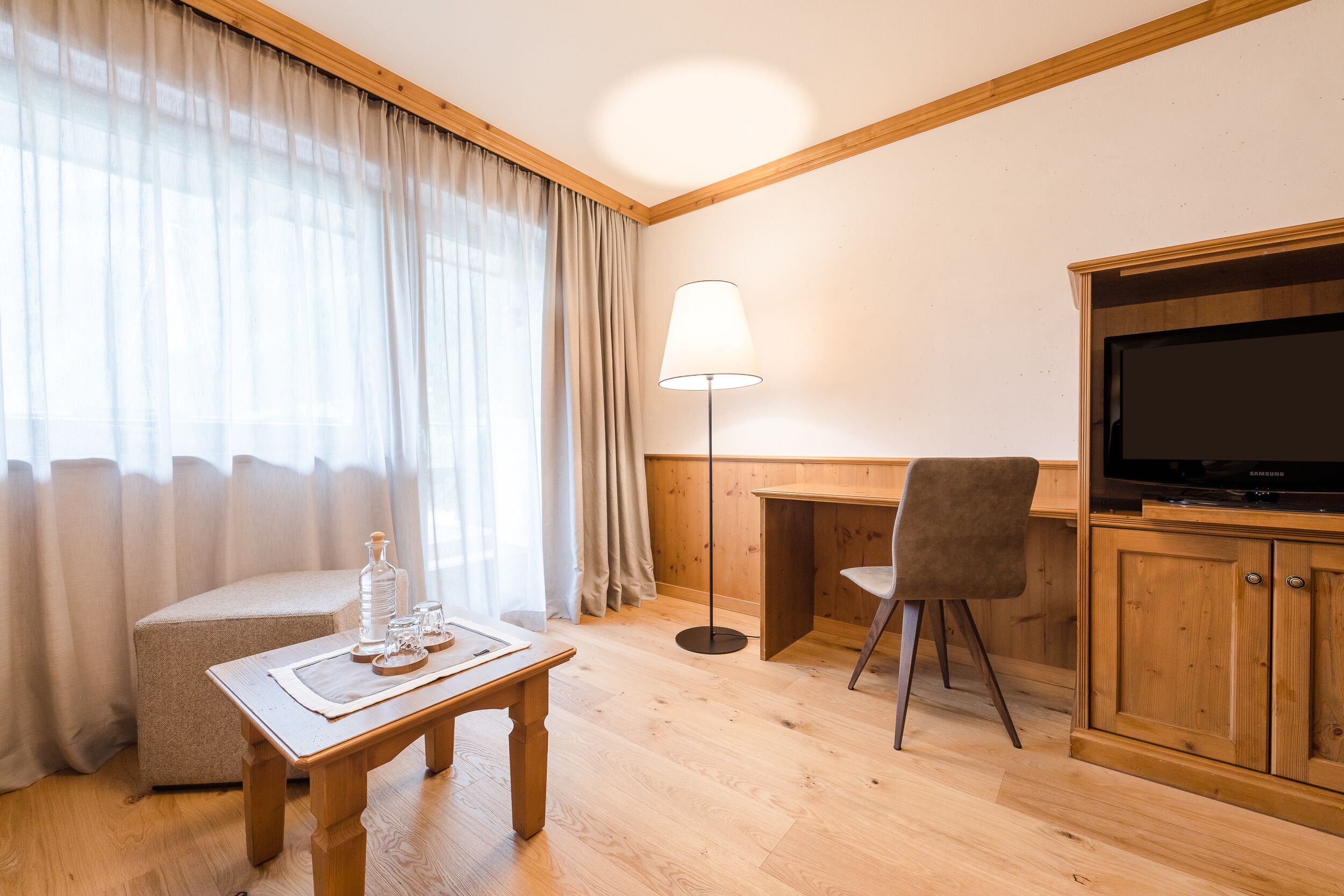 double room panoramic view with terrace | in-room safe, blackout curtains, soundproofing, free wifi