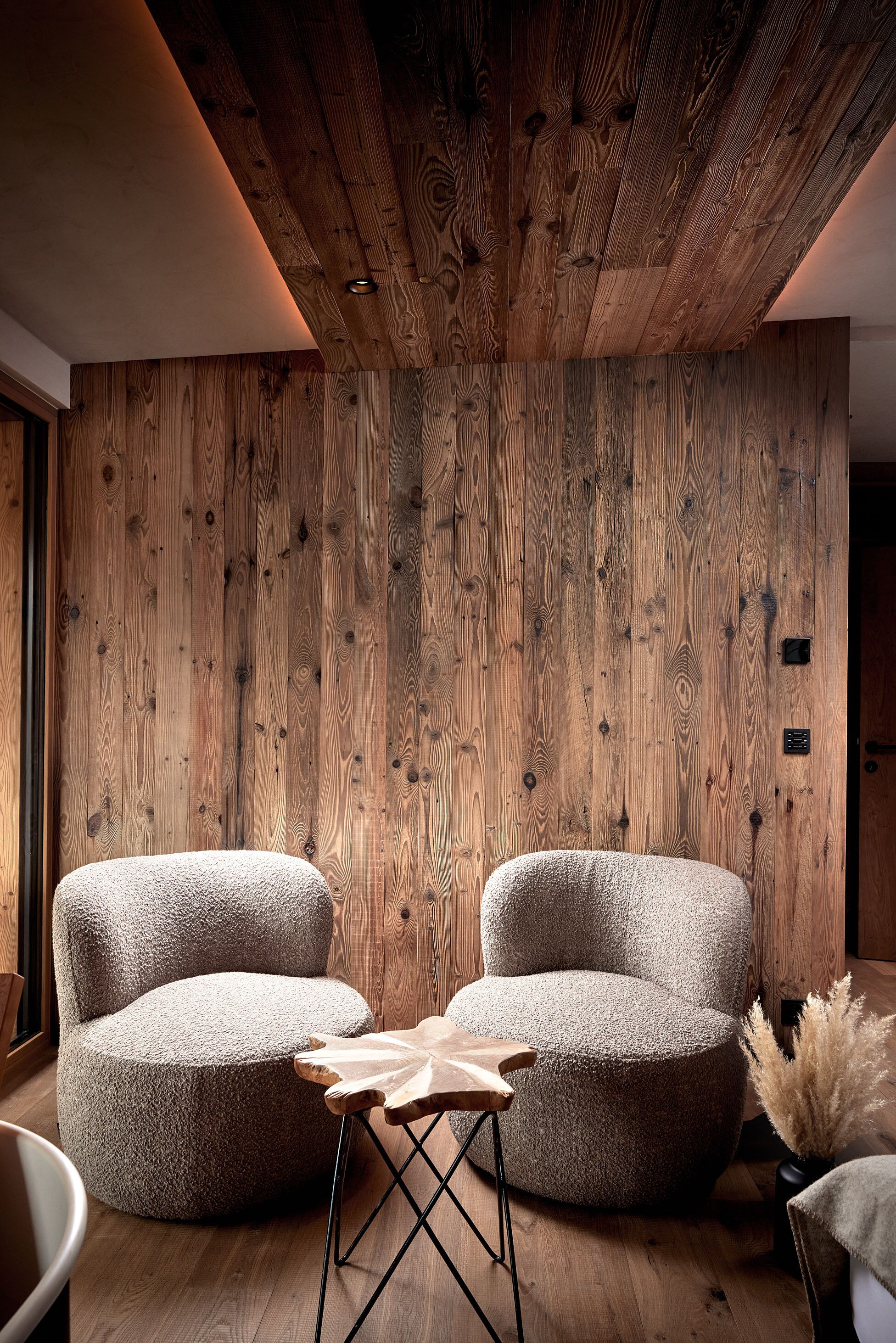 alm-suite vogelnest | living area | flat-screen tv, fireplace, table football, ping pong