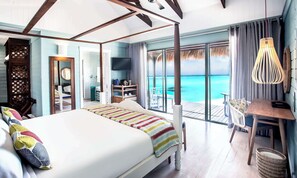 Free minibar, in-room safe, desk, blackout drapes