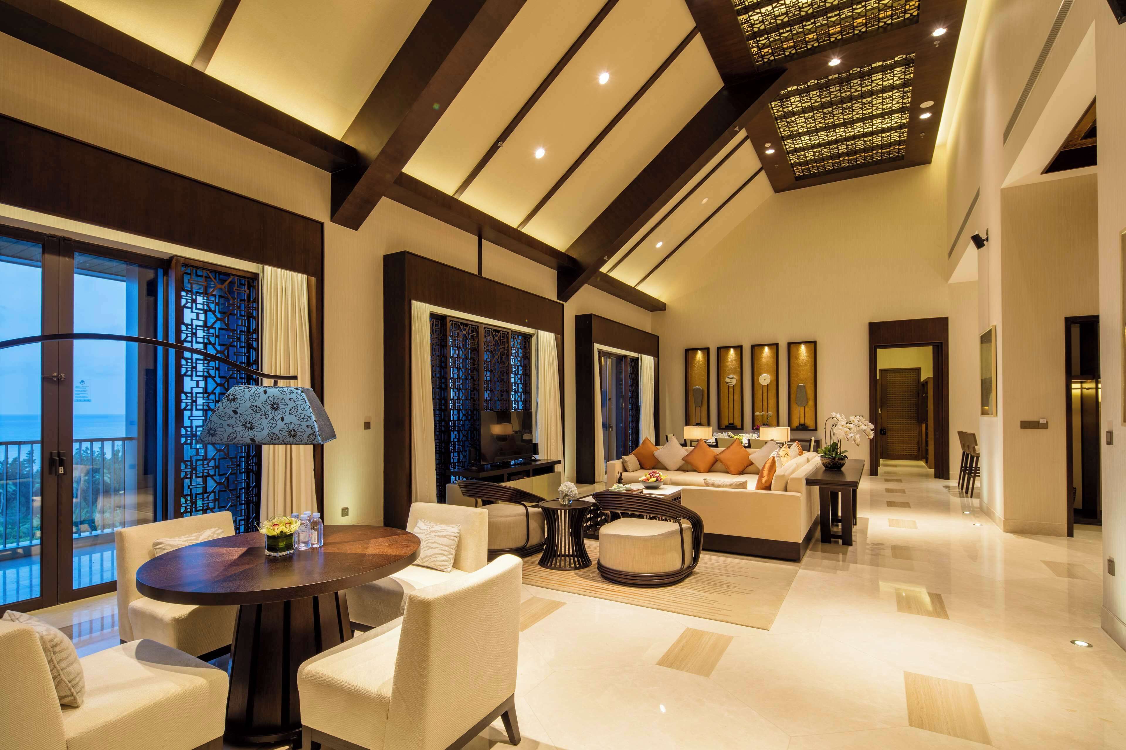 two bedroom presidential suite | living area | 40-inch lcd tv with satellite channels, tv