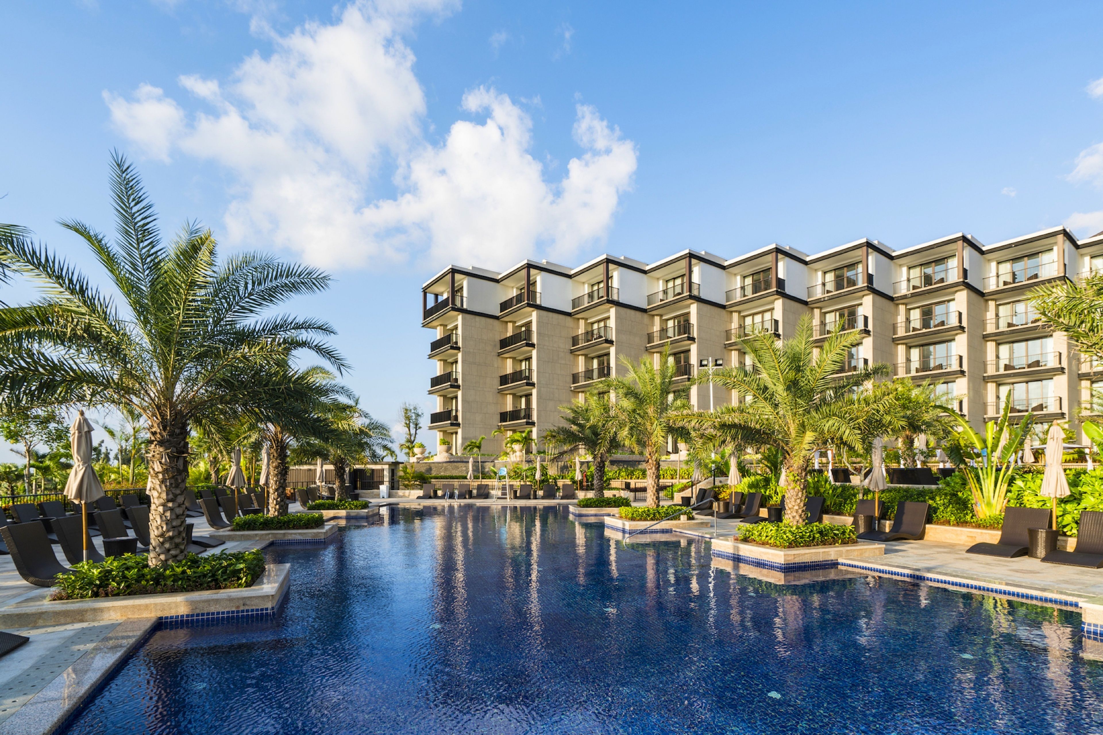 Indoor pool, 2 outdoor pools, open 9:00 AM to 9:00 PM, pool umbrellas