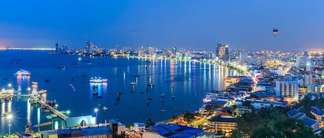 Utsikt mot havet/stranden