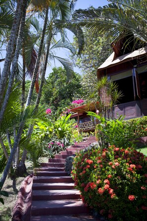 Uitzicht vanuit accommodatie