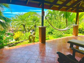 Deluxe tweepersoonskamer, balkon | Terras