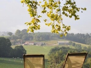 Blick von der Unterkunft