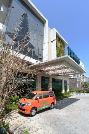 Voorkant van accommodatie