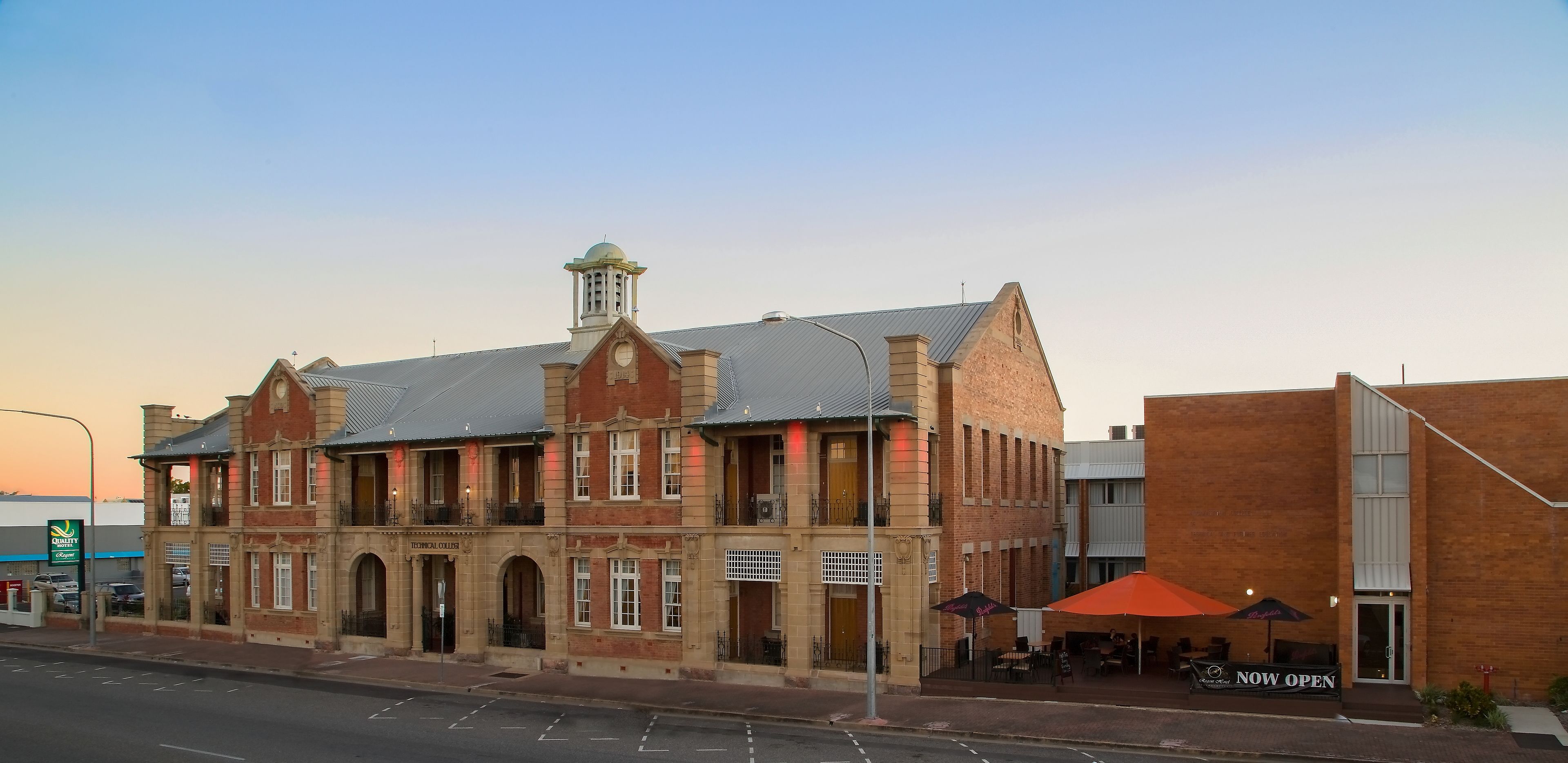 front of property – evening/night