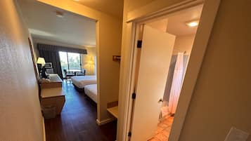 Double Queen View (Pet Friendly) | Travel crib, free WiFi, bed sheets