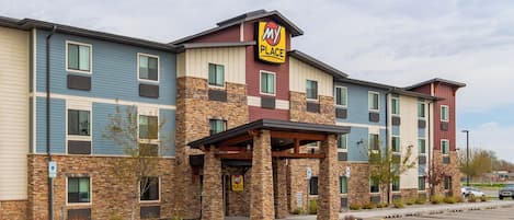 Façana frontal de l'allotjament