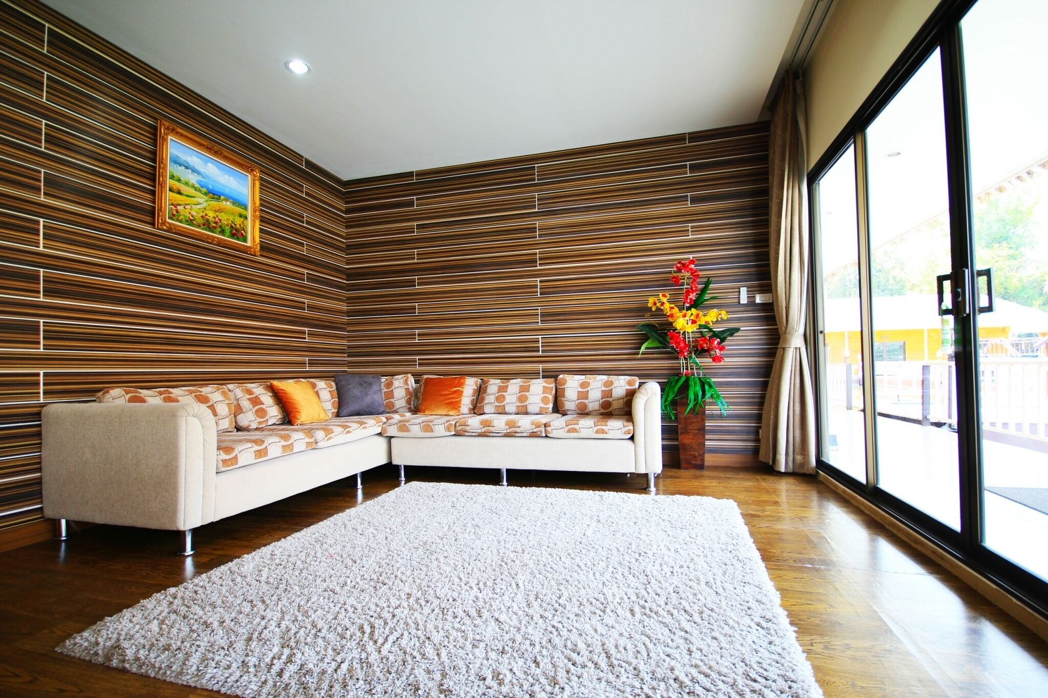family suite, 2 bedrooms | living area | 32-inch flat-screen tv with satellite channels, tv
