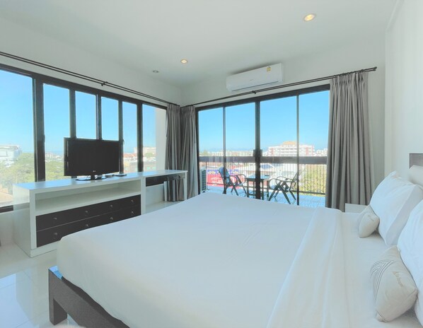 Uitzicht vanuit accommodatie