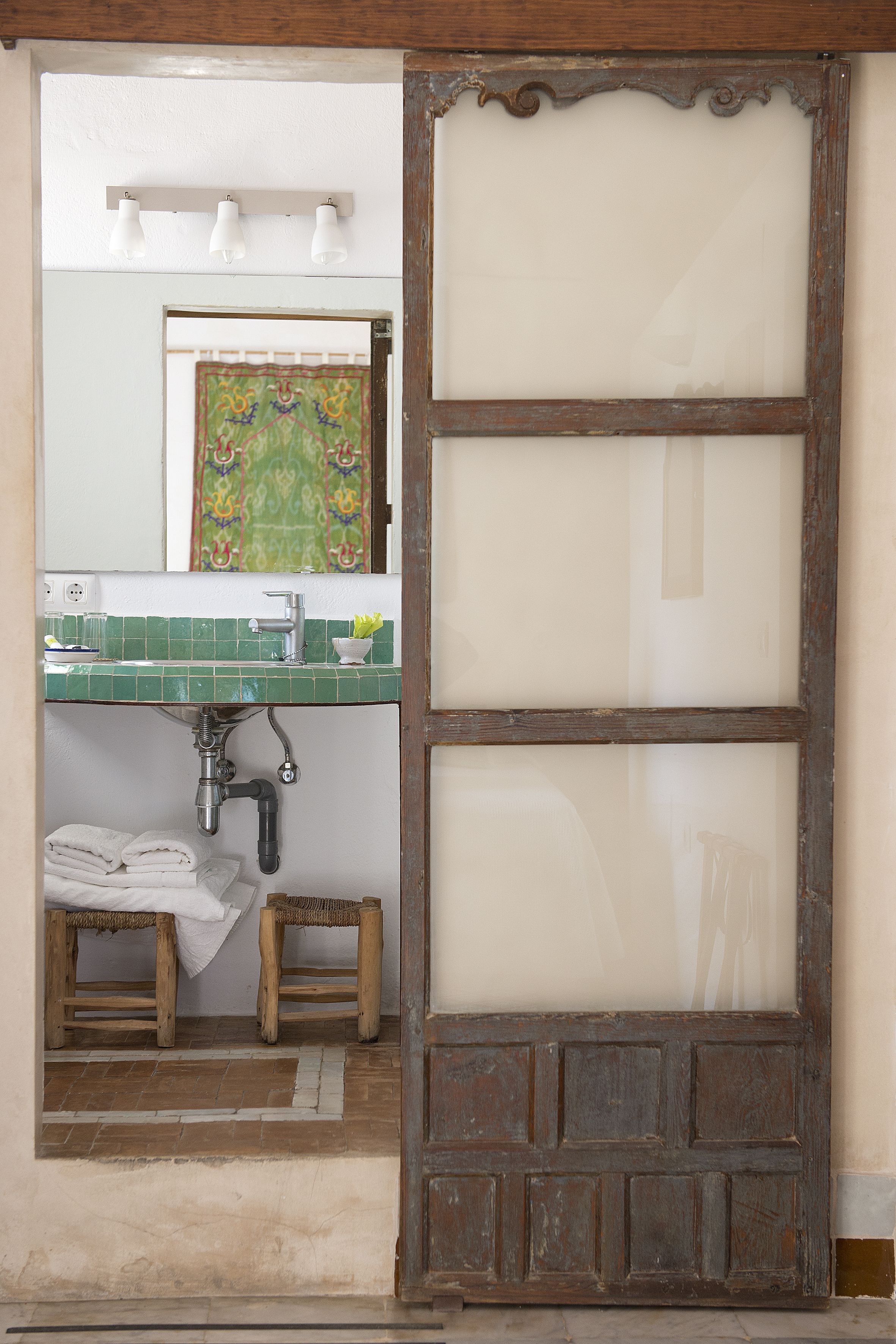 double room, terrace | bathroom sink