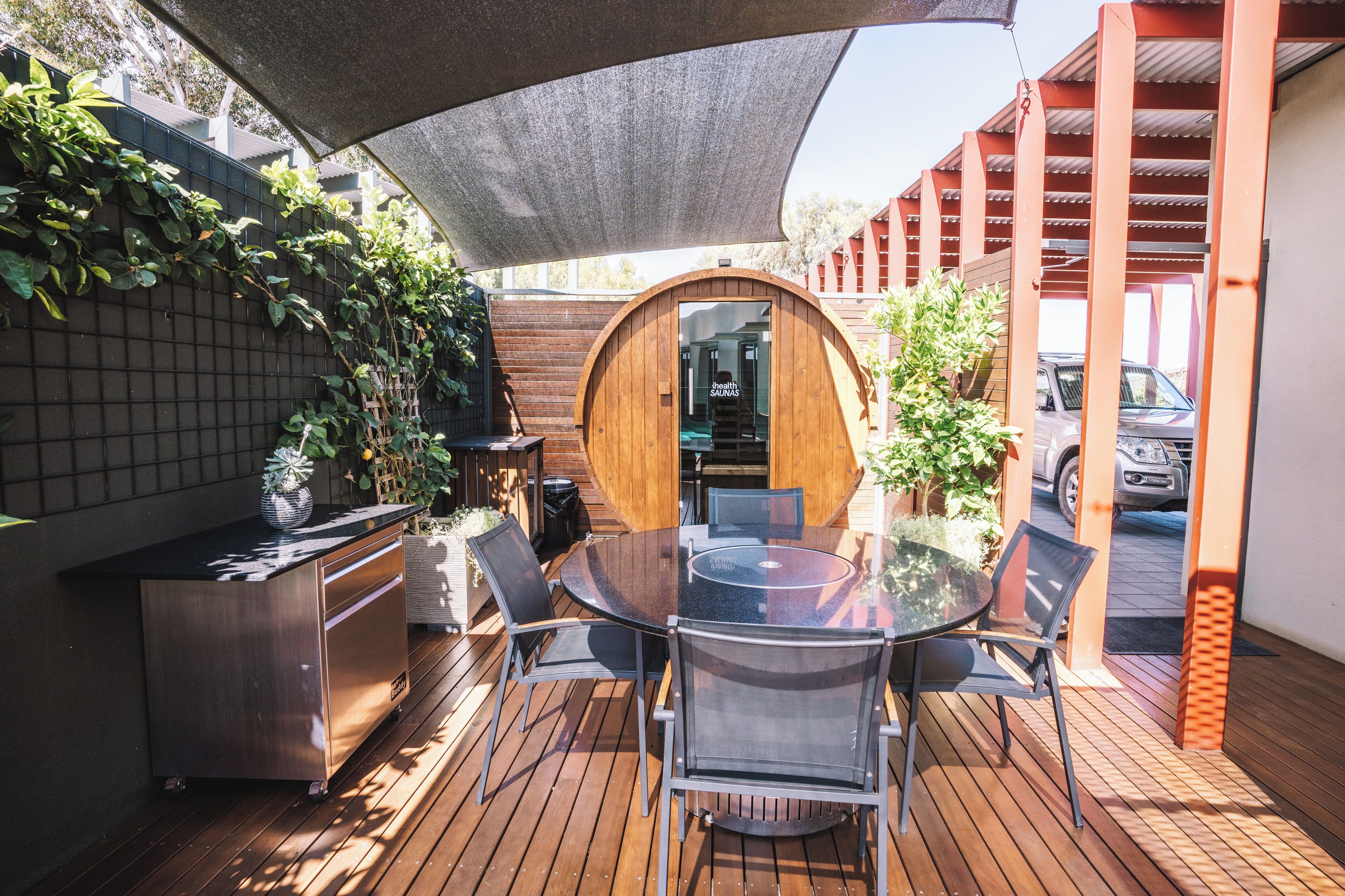 Quarto superluxo, 2 quartos (Collage) | Terraço/pátio