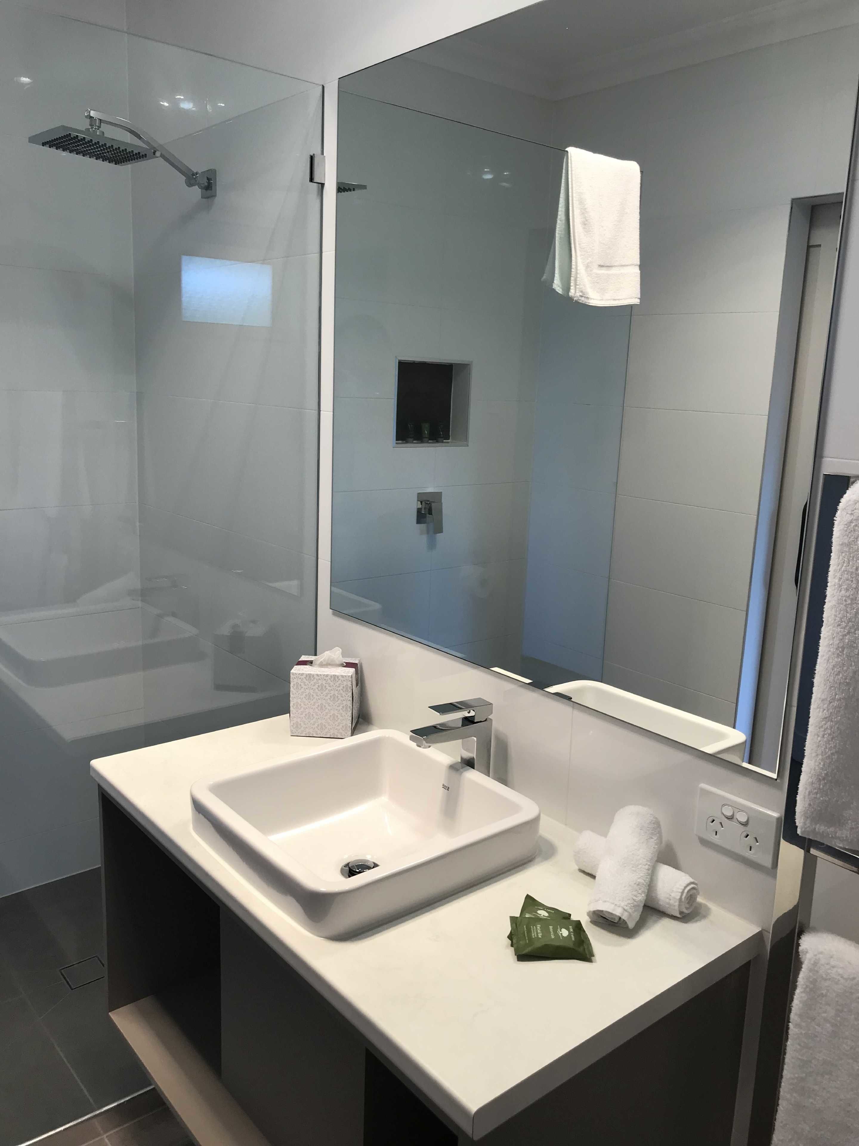 free toiletries, hair dryer, towels, soap