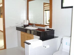 Villa, 2 Bedrooms, Private Pool | Bathroom | Separate bathtub and shower, free toiletries, hair dryer, bathrobes - Samui Grove Villas (Koh Samui)