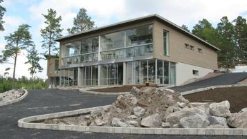 Majoituspaikan julkisivu