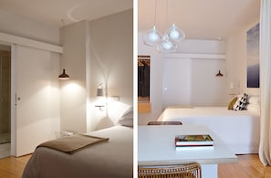 Studio (1st Floor) | Premium bedding, down comforters, pillowtop beds, in-room safe - 60 Balconies Art (Madrid)