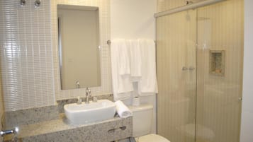 Shower, towels
