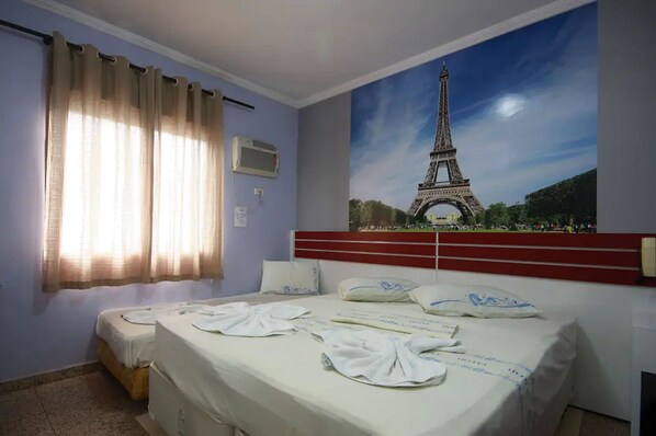 Free WiFi, bed sheets