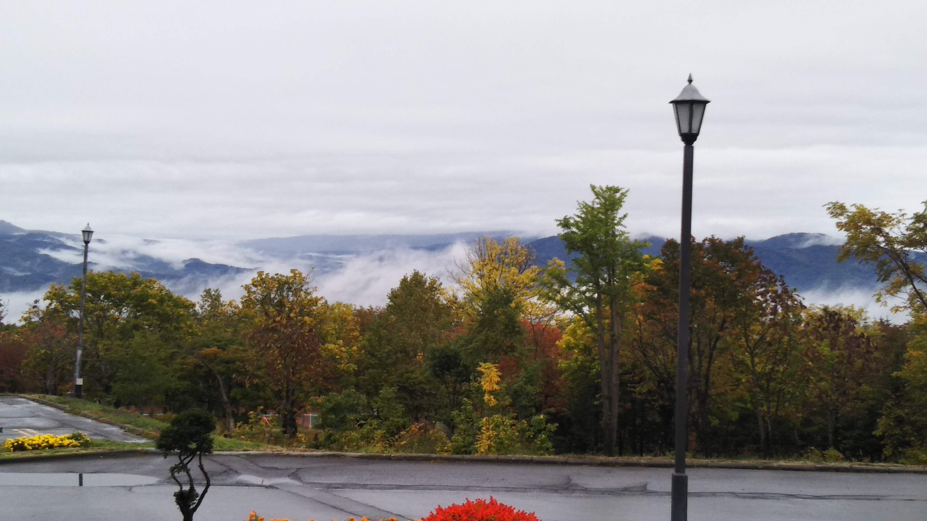 Quarto tradicional, vista para a montanha (Futon + Low bed Twin, JP meal) | Vista do quarto