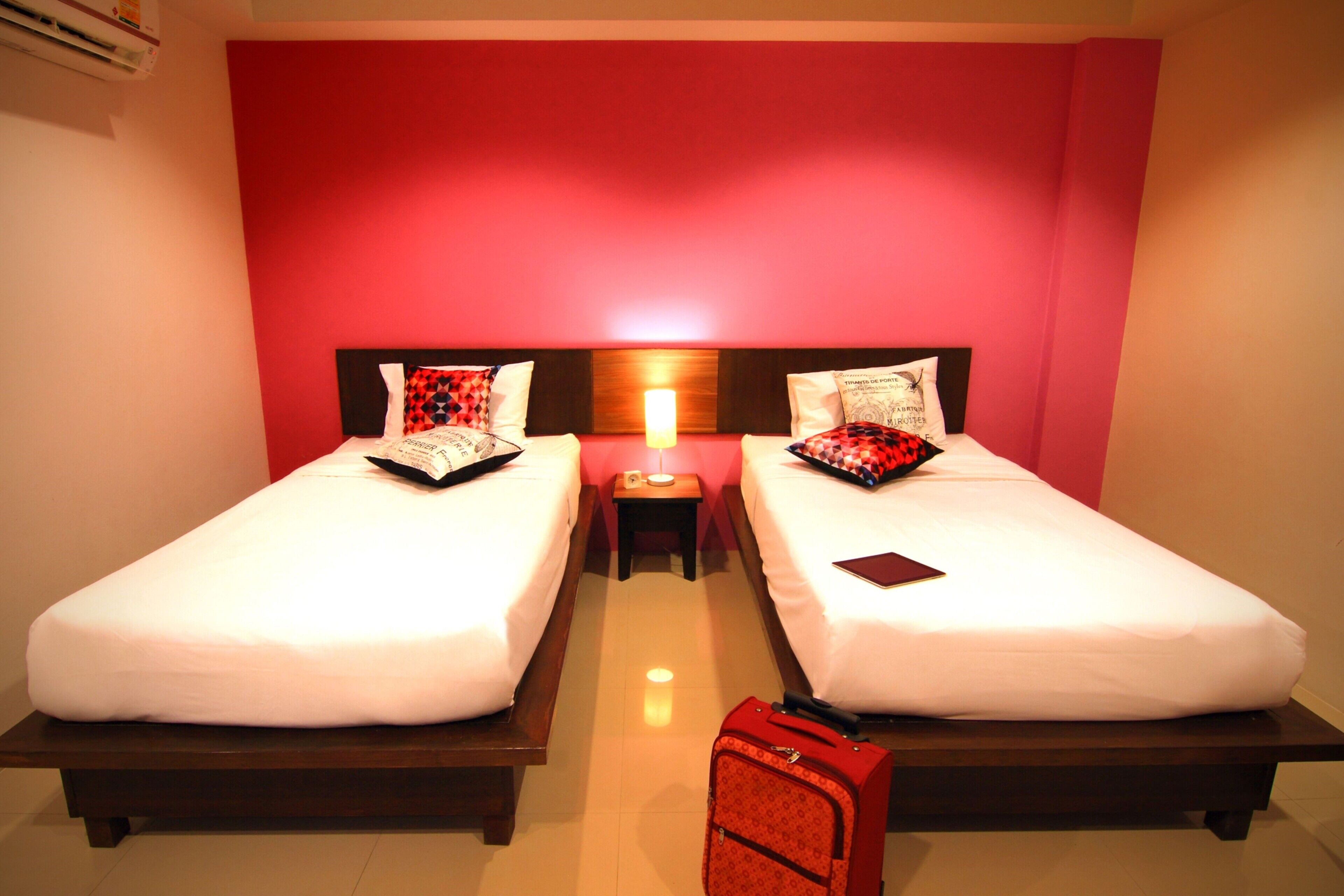 superior twin | hypo-allergenic bedding, in-room safe, desk, blackout curtains