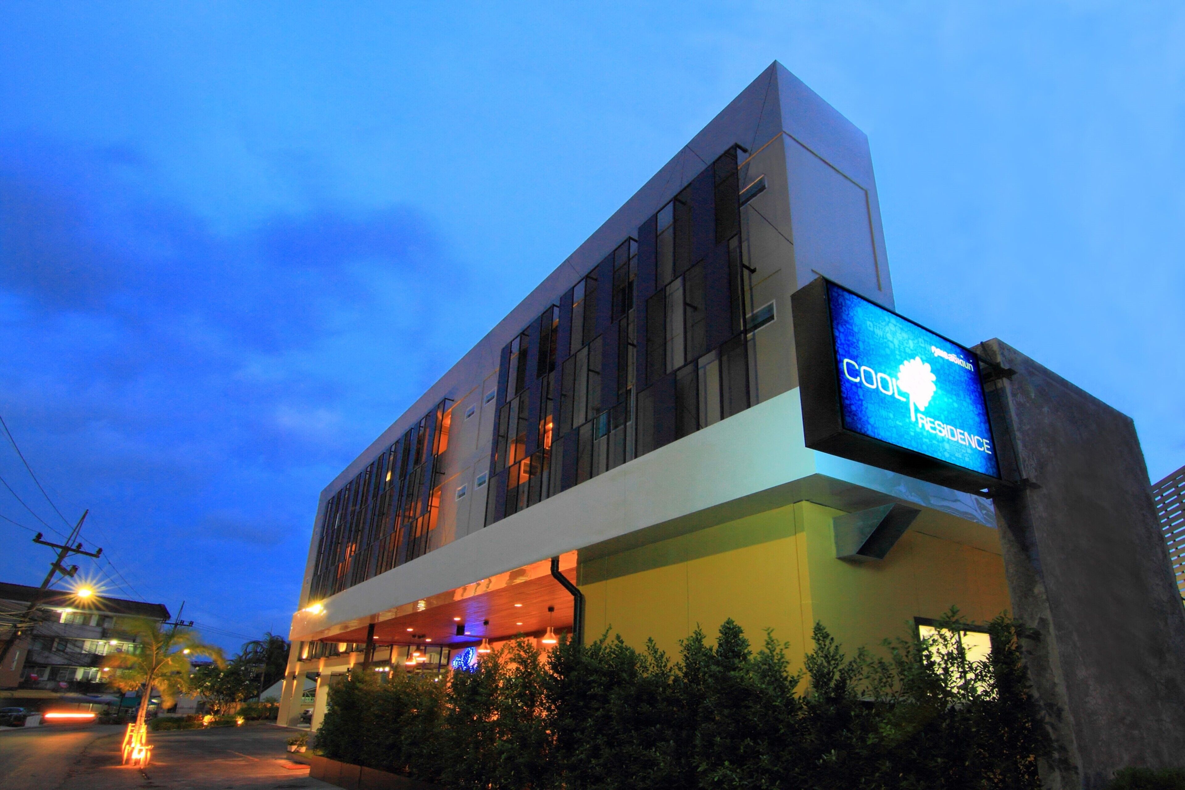 front of property – evening/night