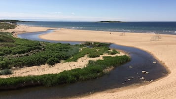 Perto da praia, areia branca