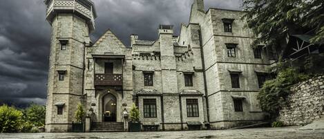 Overnatningsstedets facade