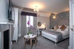 Premium bedding, desk, iron/ironing board (on request), free WiFi