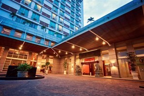Front of property – evening/night