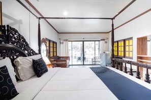 Premier Double Room, Pool Access | Desk, free WiFi, bed sheets