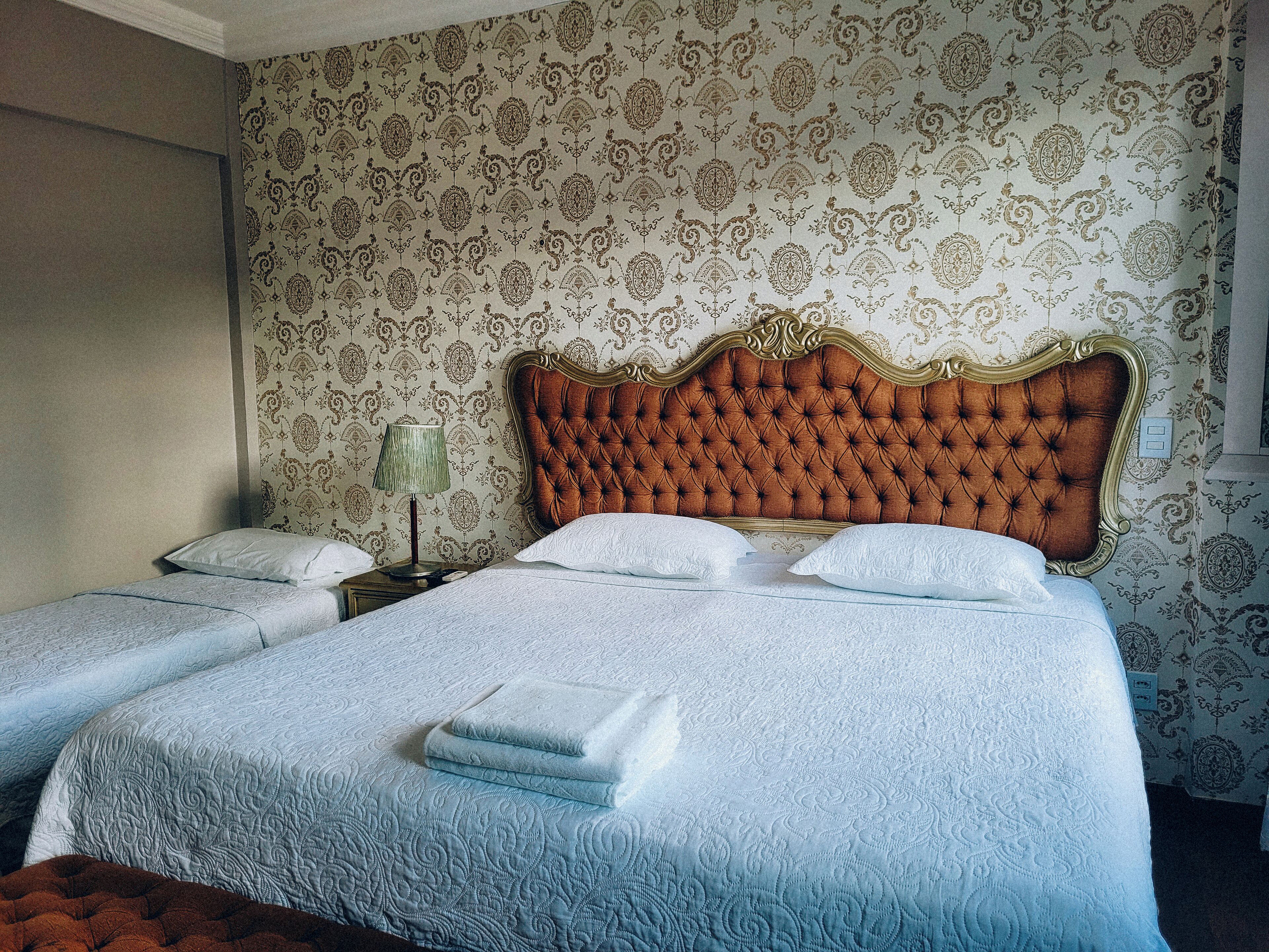 1 bedroom, desk, blackout curtains, iron/ironing board