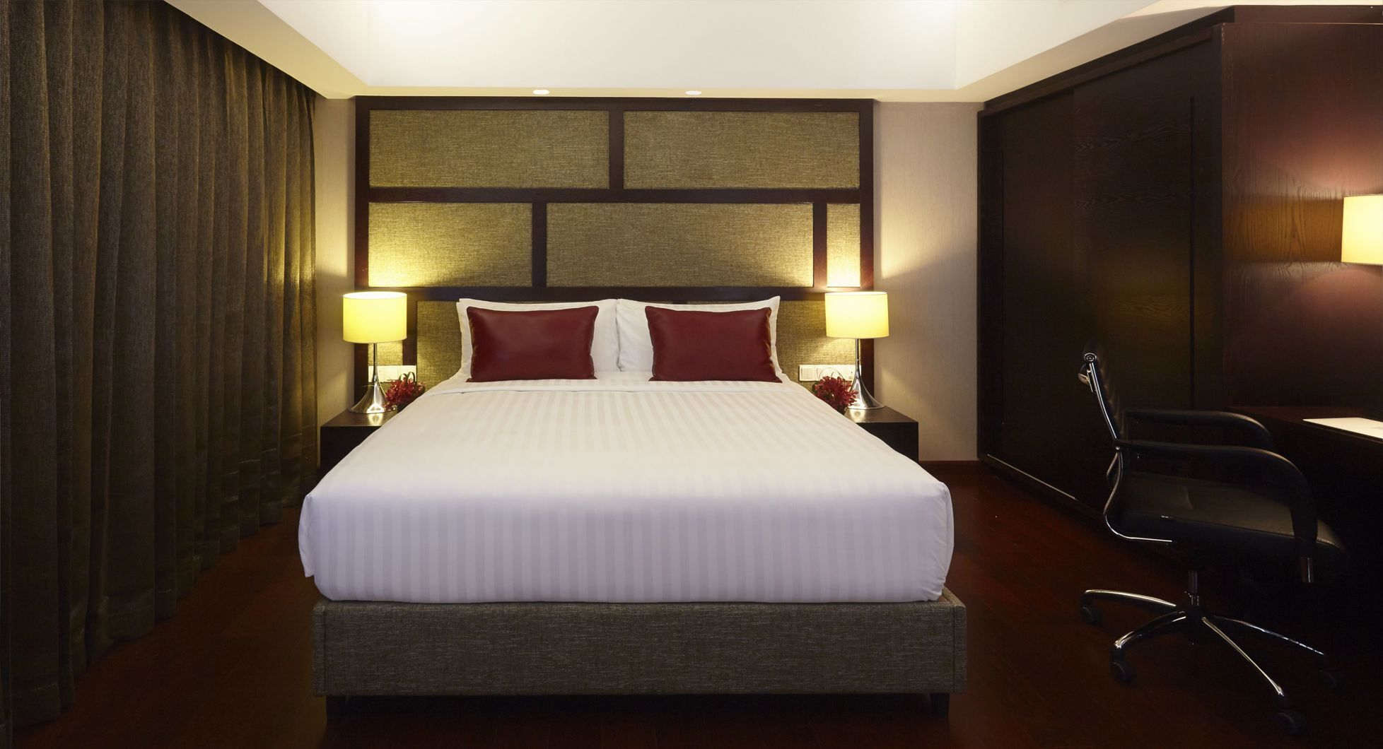 1 chambre, literie de qualité supérieure, couette en duvet d'oie