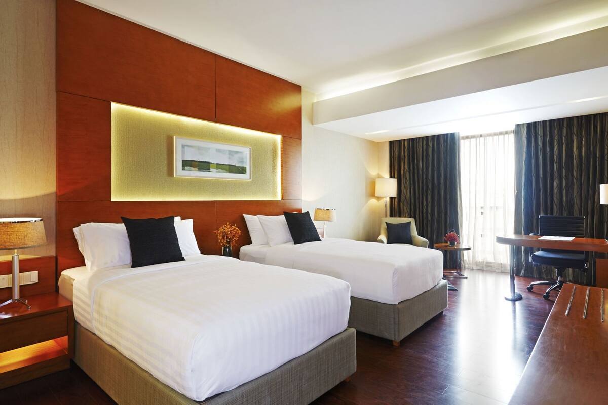 1 chambre, literie de qualité supérieure, couette en duvet d'oie