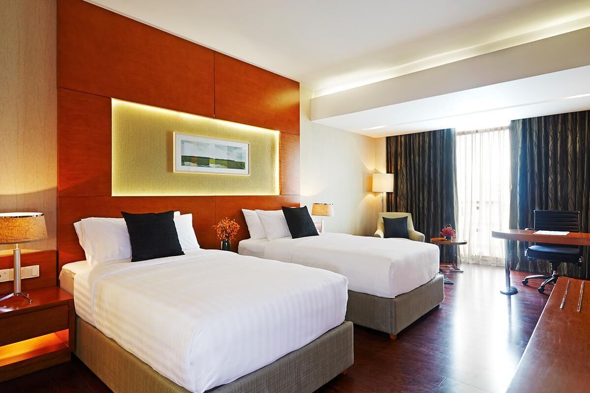 1 chambre, literie de qualité supérieure, couette en duvet d'oie