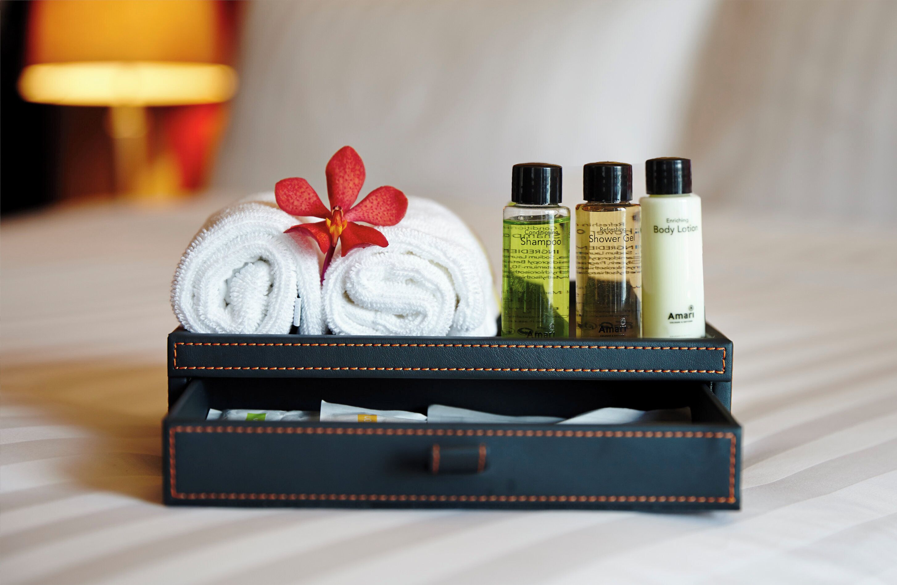 premium bedding, down duvets, minibar, in-room safe