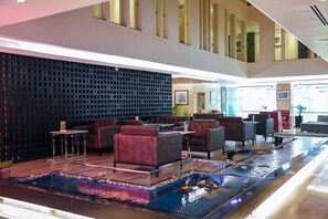 Sitteområde i lobbyen