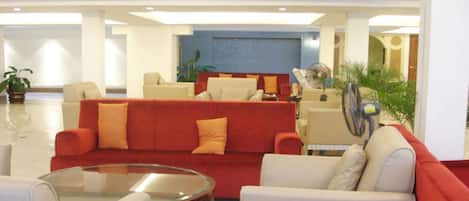 Sitteområde i lobbyen