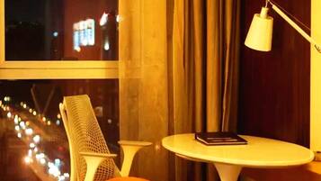 Uitzicht vanuit de kamer