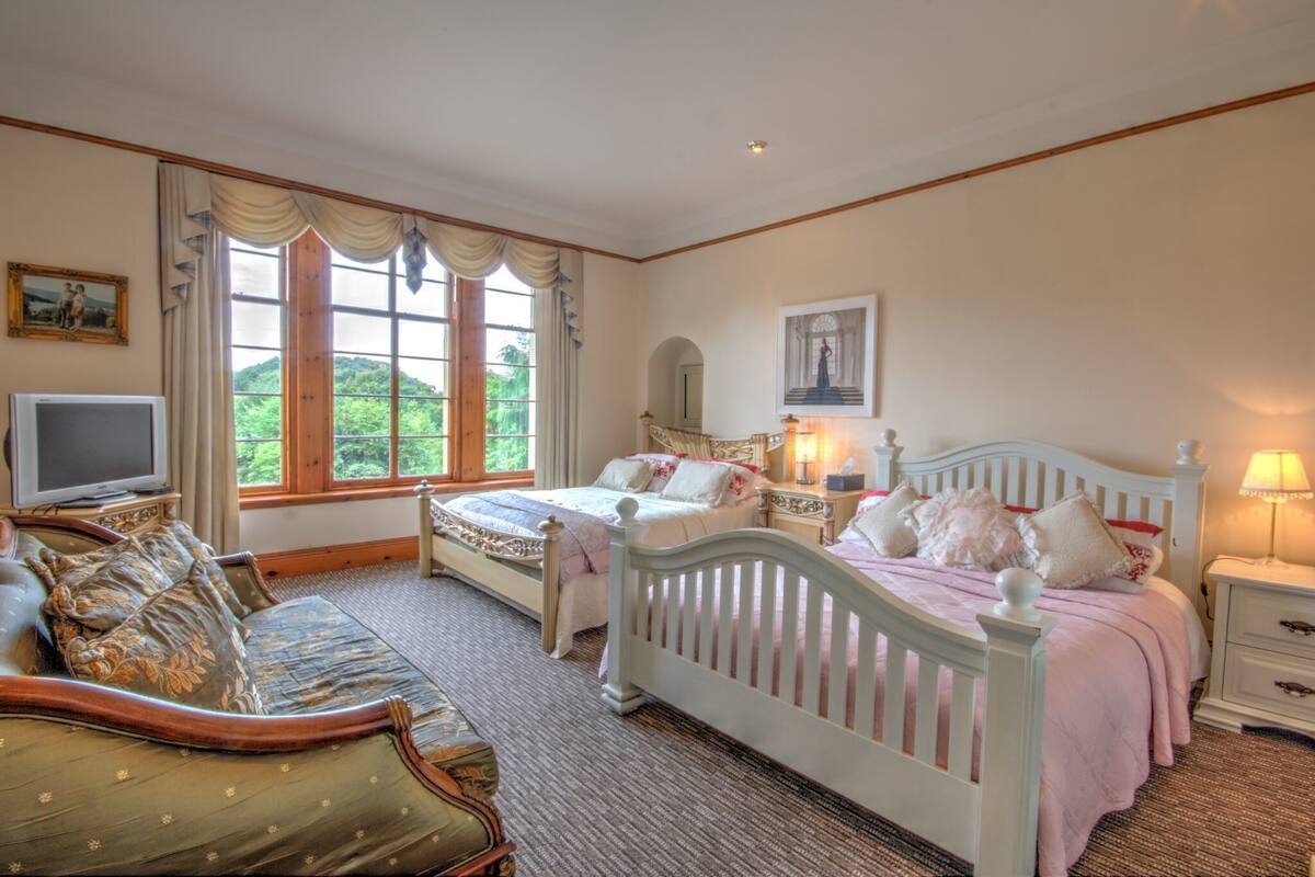 Family Quadruple Room, 2 Double Beds, Garden View