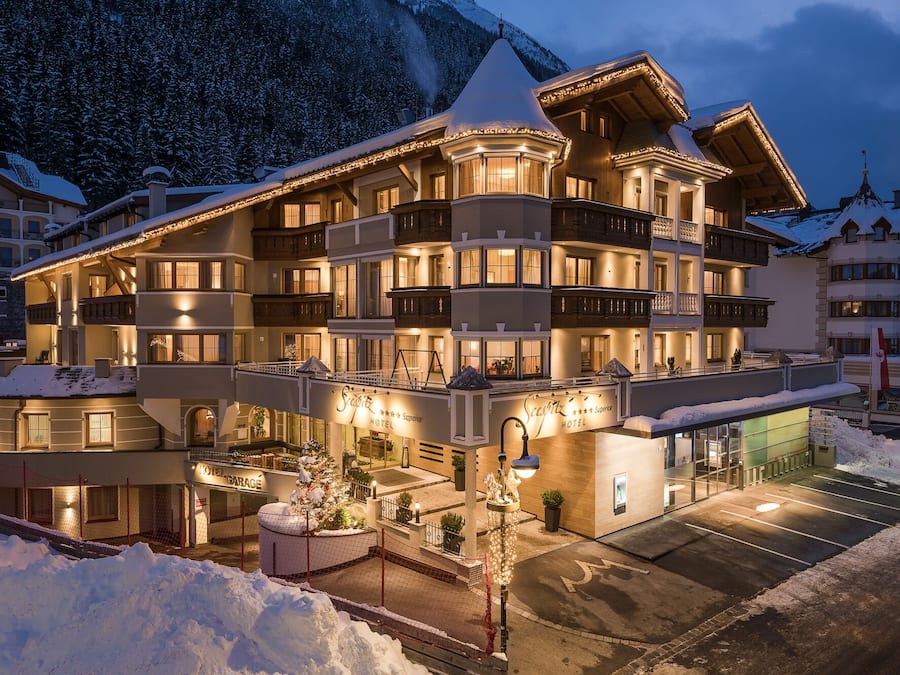 Façade de l’hébergement