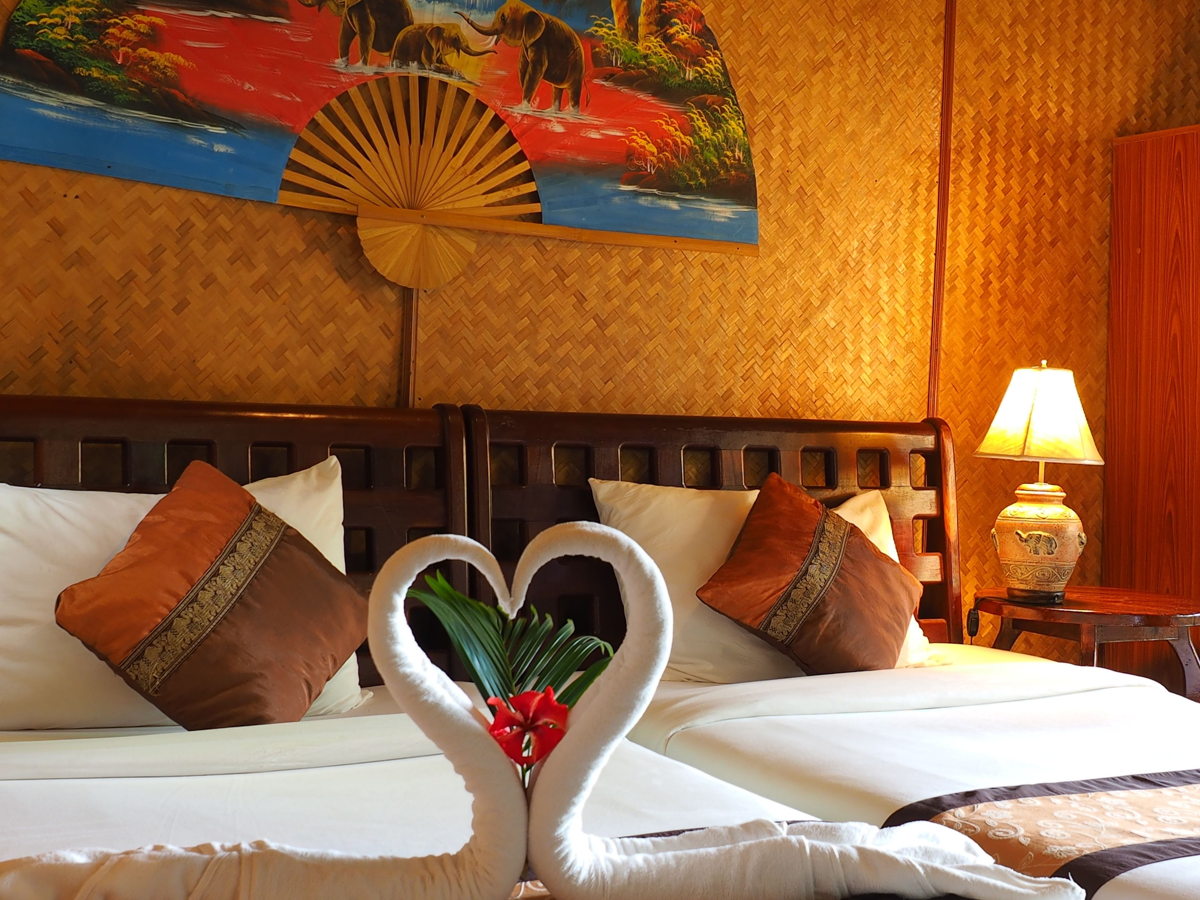 Bungalow with Garden View | Coffres-forts dans les chambres, rideaux occultants, draps fournis