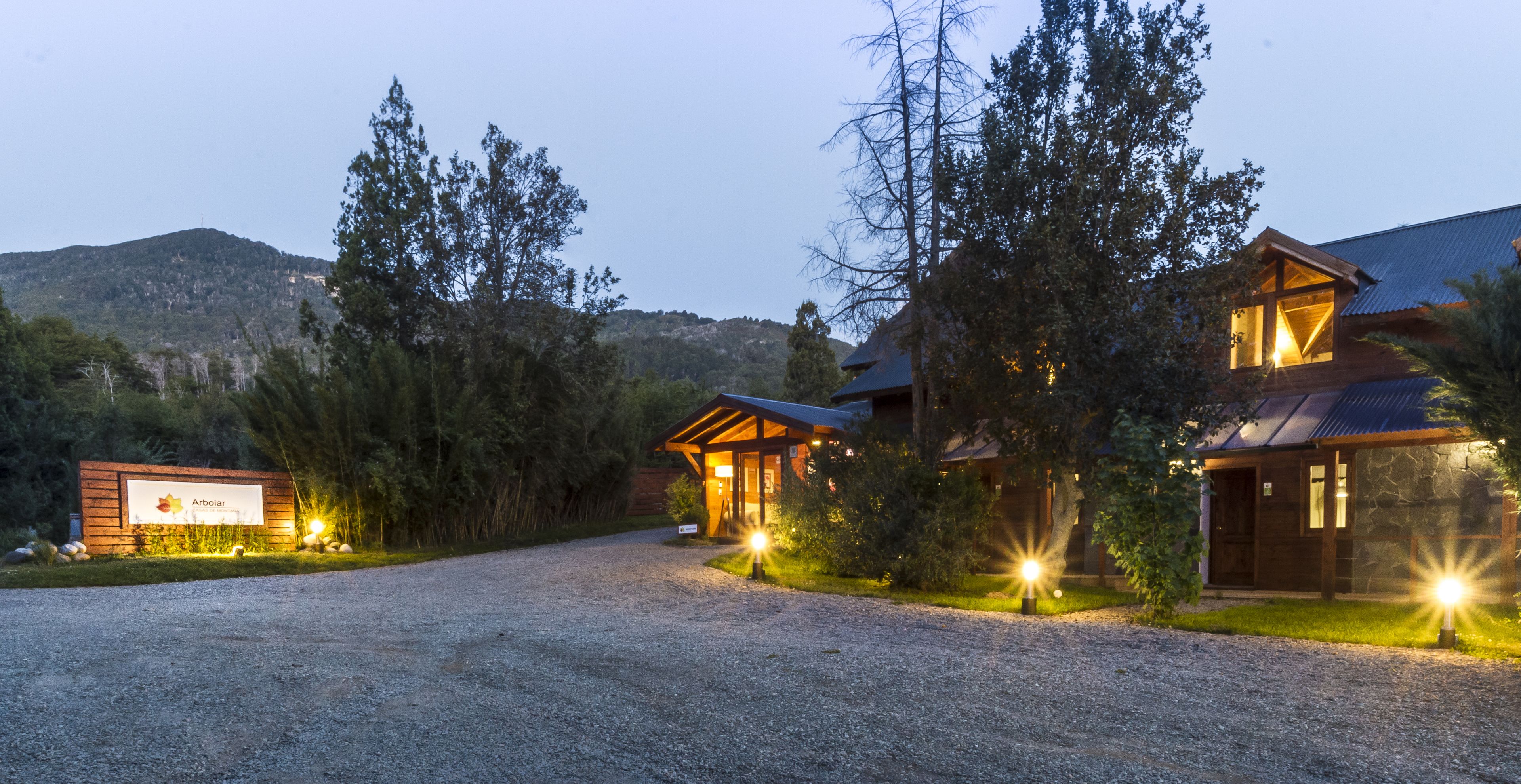 front of property – evening/night