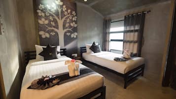 Loft Twin Bed | Μίνι μπαρ, χρηματοκιβώτιο στο δωμάτιο, μοναδική διακόσμηση, γραφείο