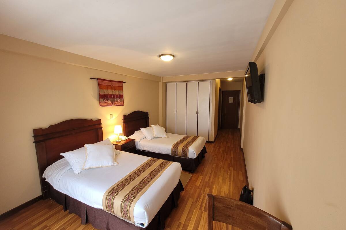 standard twin room, 2 single beds, accessible | in-room safe, desk, iron/ironing board, free wifi