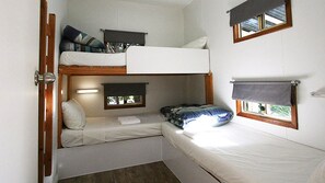 Cabaña familiar (5 Berth) | 1 habitación, wifi gratis y ropa de cama